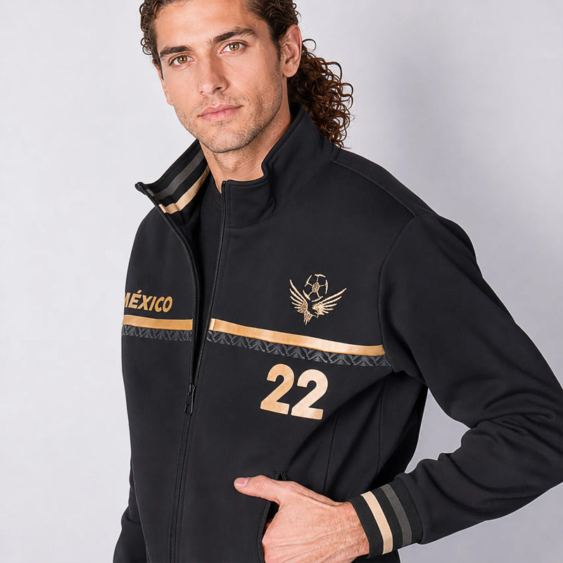 Sudadera Futbolera 2026 Mod. Cw90-sud9024b Greenlander® Negro M