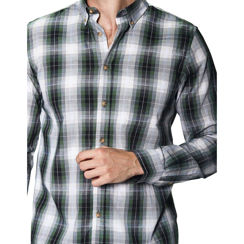 Camisa Para Hombre Regular Fit Mod. B45103 Marca Bobois®