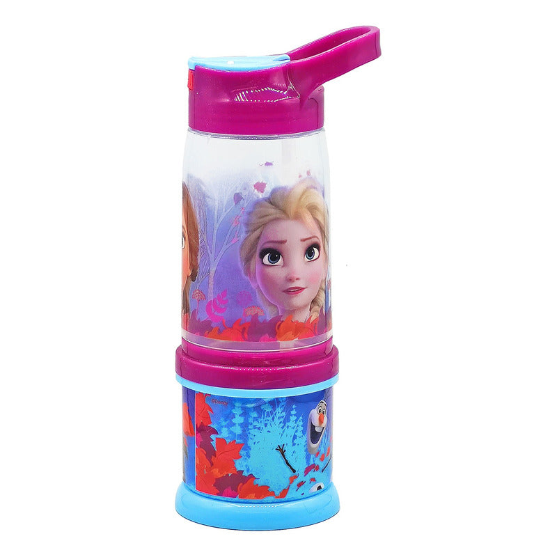 Botella De Agua Con Compartimento Diseño Infantil