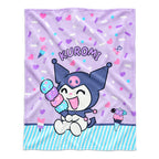 Cobertor Ligero Super Suave Matrimonial Diseños Providencia® Kuromi 850 G Multicolor