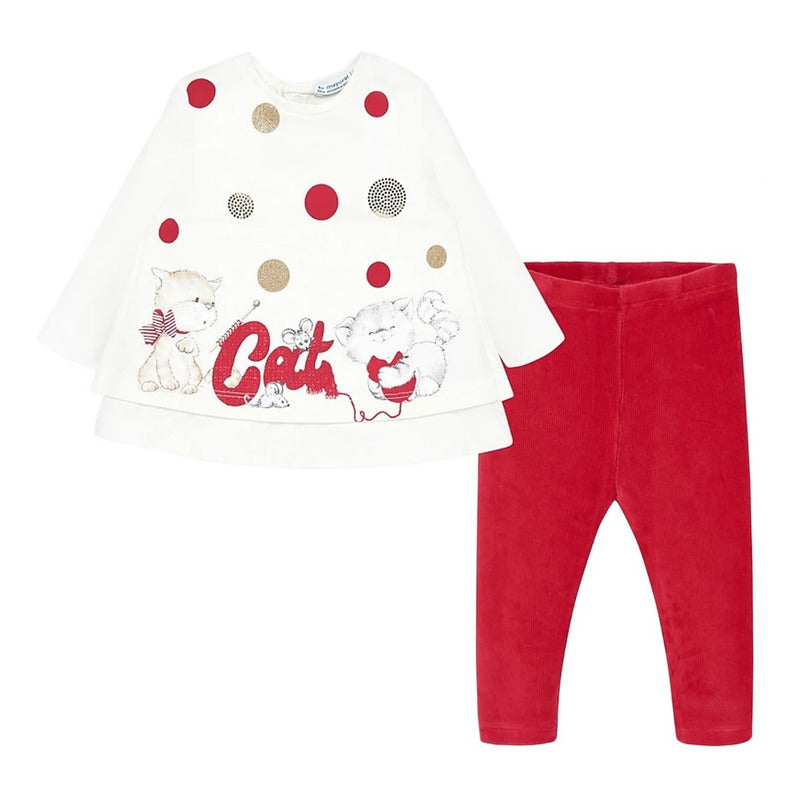 Conjunto Para Bebe Pantalón + Blusa Marca Mayoral®