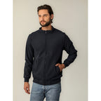 Chamarra Ligera Tipo Bomber Cw89-pol8728 Greenlander® Azul Marino M Lisa