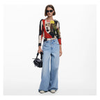 Suéter Diseño Christian Lacroix 25swjf27/9019 Desigual® Multicolor Collage S