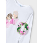 Blusa Manga Larga Con Scrunchie Para Niña Mod.3016 Mayoral®