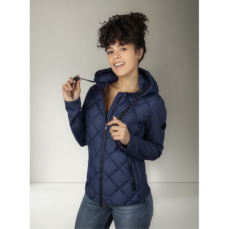 Chamarra Capitonada De Mujer Mod. Dw86-vpol6990 Greenlander®