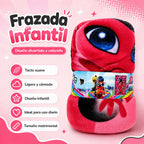 Cobertor Ligero Super Suave Matrimonial Diseños Providencia® Lady Bug-girl Power 850 G Multicolor