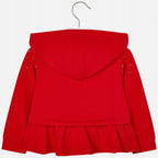 Sudadera Casual De Niña Mod.3468 Marca Mayoral® 4 Años Rojo Lisa