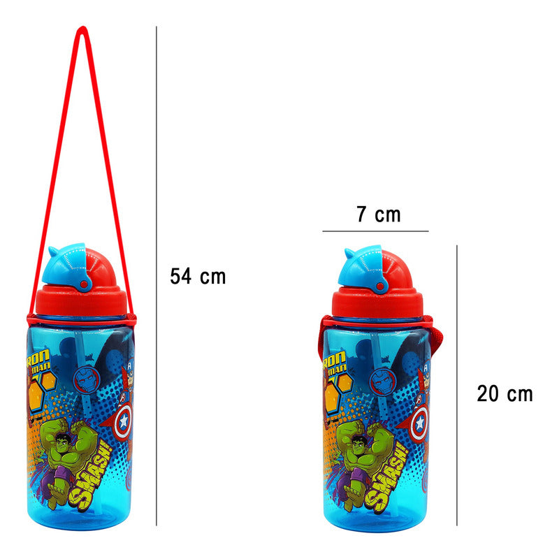 Cantimplora Infantil Botella De Plastico Ligera Mod.1669