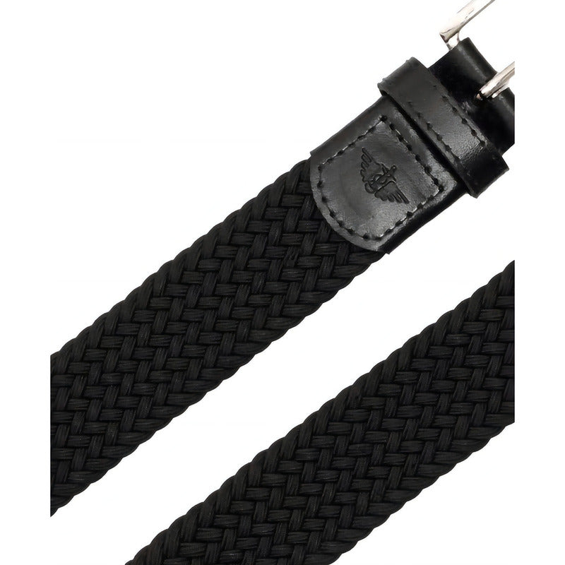 Cinturón Trenzado Casual Para Hombre Mod.dmtbn-w001 Dockers® Color Negro Talla 42