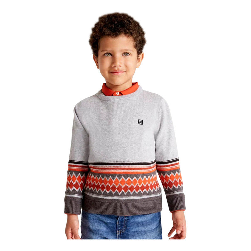 Sueter De Niño Manga Larga Mod.4387 Marca Mayoral®