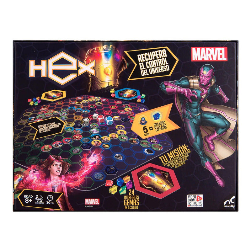Juego De Mesa Hex Marvel Mod.jca-2417 Marca Novelty®