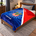 Cobertor Borrega Individual Futbol 1.50x2.00m Providencia® Chivas 1 Kg Multicolor
