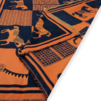 Chalina Chal Casual Suave Para Mujer 130x130cm Multiusos Multicolor Caballos Unitalla