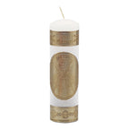 Set Para Bautizo Vela+concha+toalla+caja De Madera