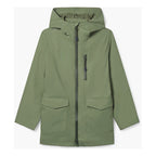 Chamarra Juvenil Impermeable Mod.6418 Marca Mayoral® Verde Olivo 18 Lisa