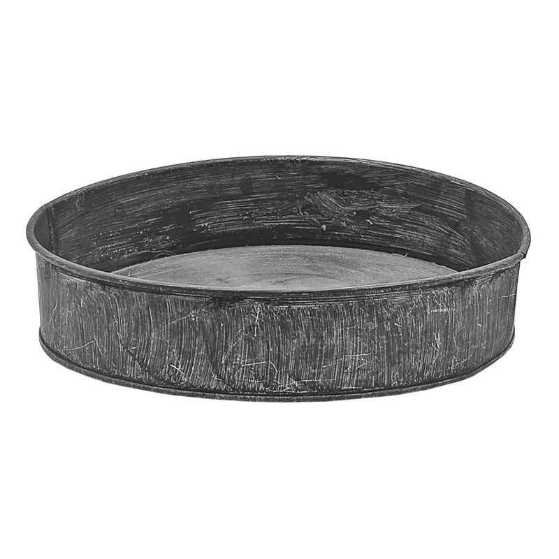 Decoración Para Interior Jarritos Vintage Con Base Metálica Blanco