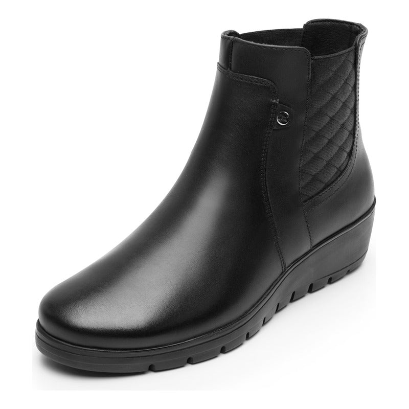 Botín Confort Cuña Para Mujer Mod.104821 Marca Flexi®