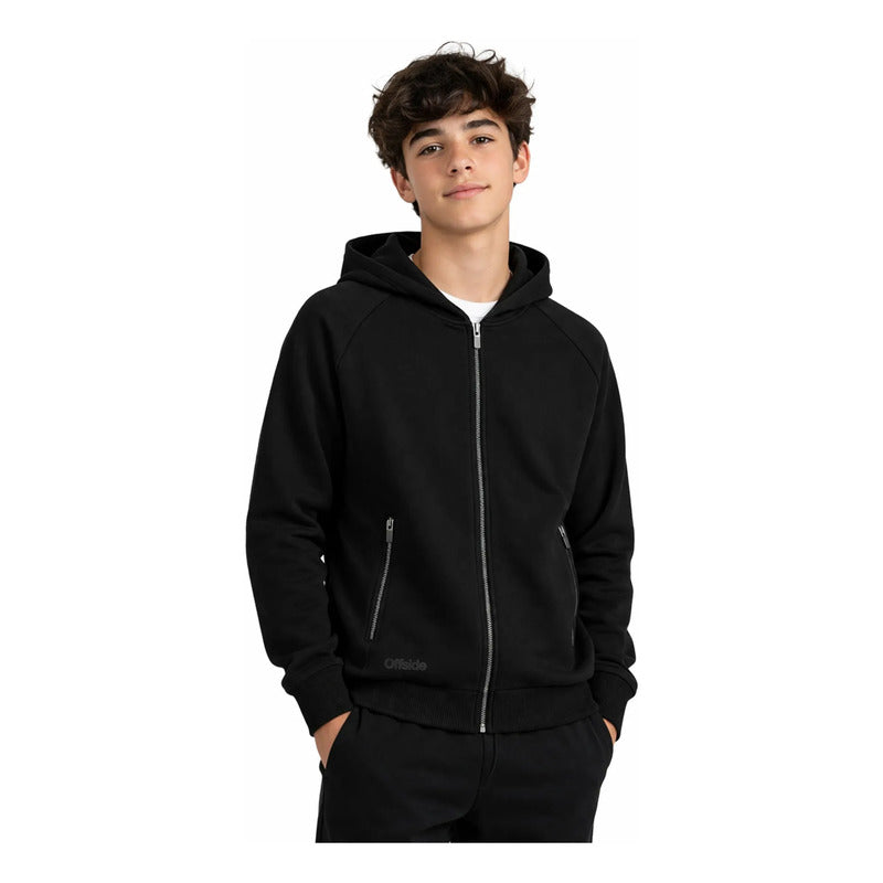 Sudadera Casual Juvenil Mod.6417 Marca Mayoral® 16 Años Negro Lisa
