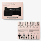 Set De Brochas 24pz Con Estuche Para Viaje True Makeup® Negro