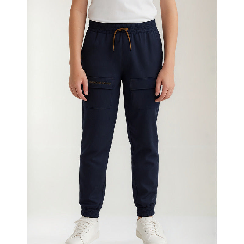 Pants Comodo Para Niño Mod.6593 Marca Mayoral® Marino Liso 12 Años