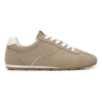 Tenis De Gamuza Para Mujer Mod. 140304 Marca Flexi® Marrón Claro Gamuza 23 Mx
