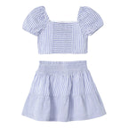 Conjunto Para Niña Falda+blusa Mod.3945 Marca Mayoral® Índigo 10 Años