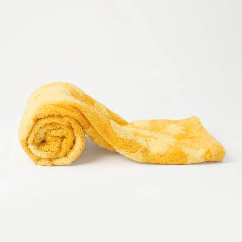 Cobertor Frazada Ligero Jacquard Cunero 90x110m Providencia® Amarillo Estrellitas