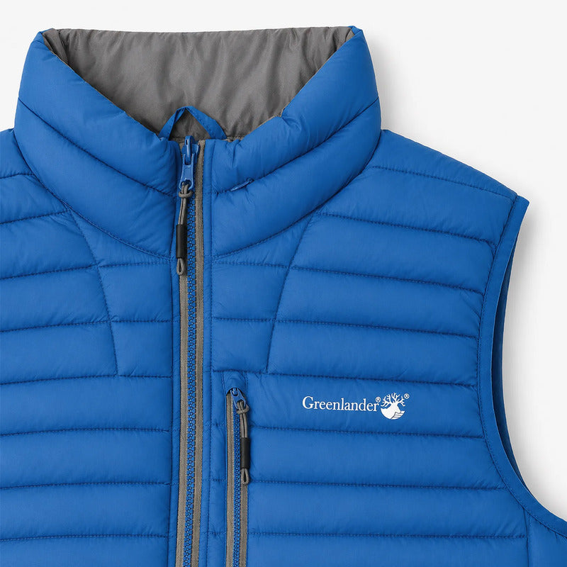Chaleco Ligero Para Hombre Cw90-vpol8750 Marca Greenlander® Azul Capitonado Xg