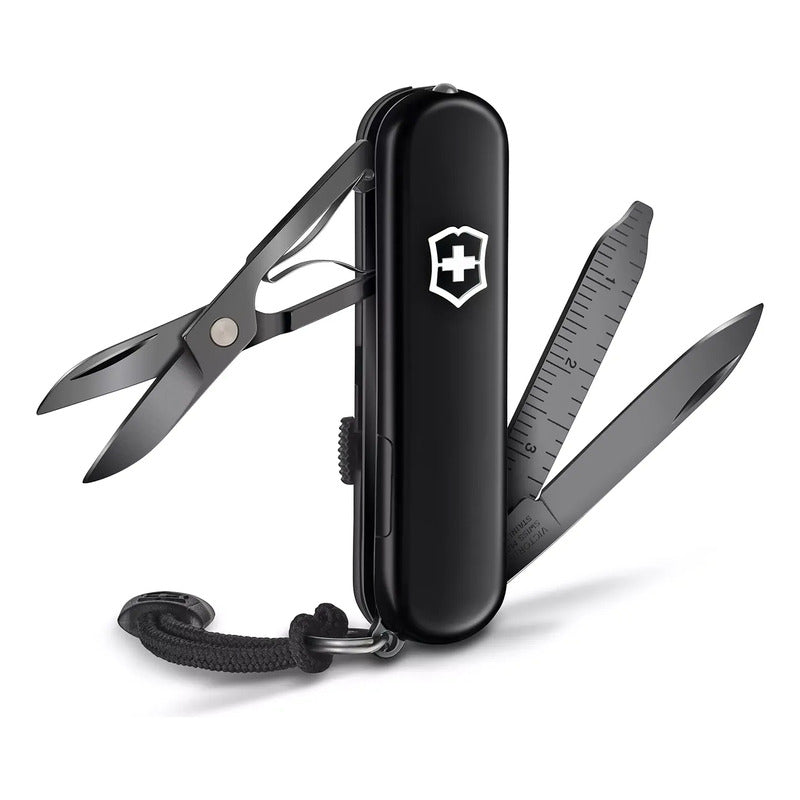 Navaja De Bolsillo Con Luz Led 0.6226.31p Marca Victorinox® Negro