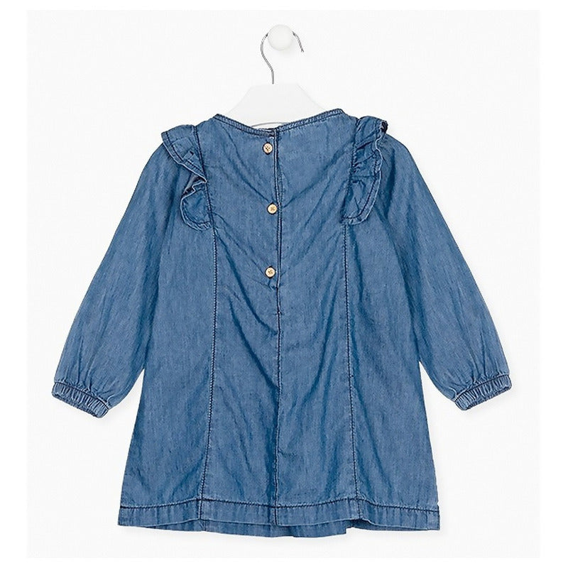 Vestido Holgado Mezclilla Para Niña Mod.1267033al Losan®