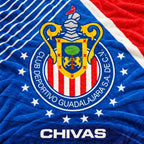 Cobertor Borrega Individual Futbol 1.50x2.00m Providencia® Chivas 1 Kg Multicolor