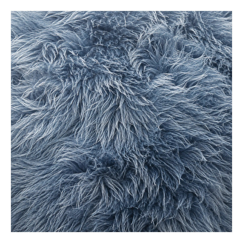 Almohada Abrazable Peluda 110cm X 40 Cm Marca Pillow Lart® Azul Oscuro