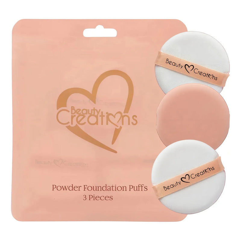Set De 3 Esponjas Powder Foundations Marca Beauty Creations® Multiplicar Mediana