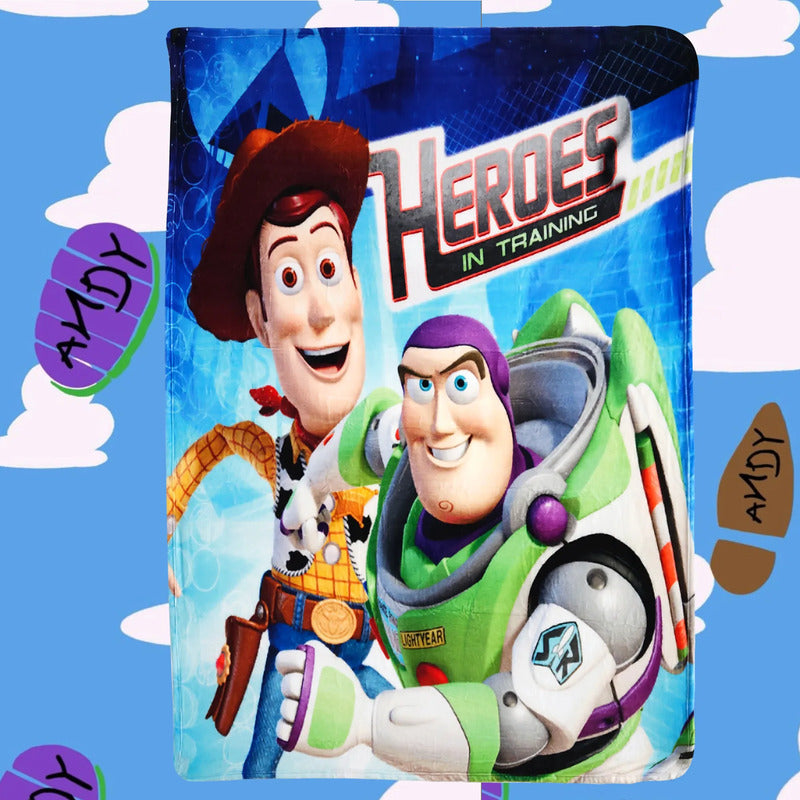 Cobertor Ligero Super Suave Matrimonial Diseños Providencia® Toy Story Hero 850 G Multicolor