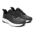 Tenis Tejido Para Mujer Con Gel Anti Shock 138803 Flexi® Negro Tejido 24 Mx