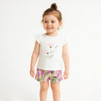 Conjunto De Bebé Blusa+short Mod.1237 Marca Mayoral®