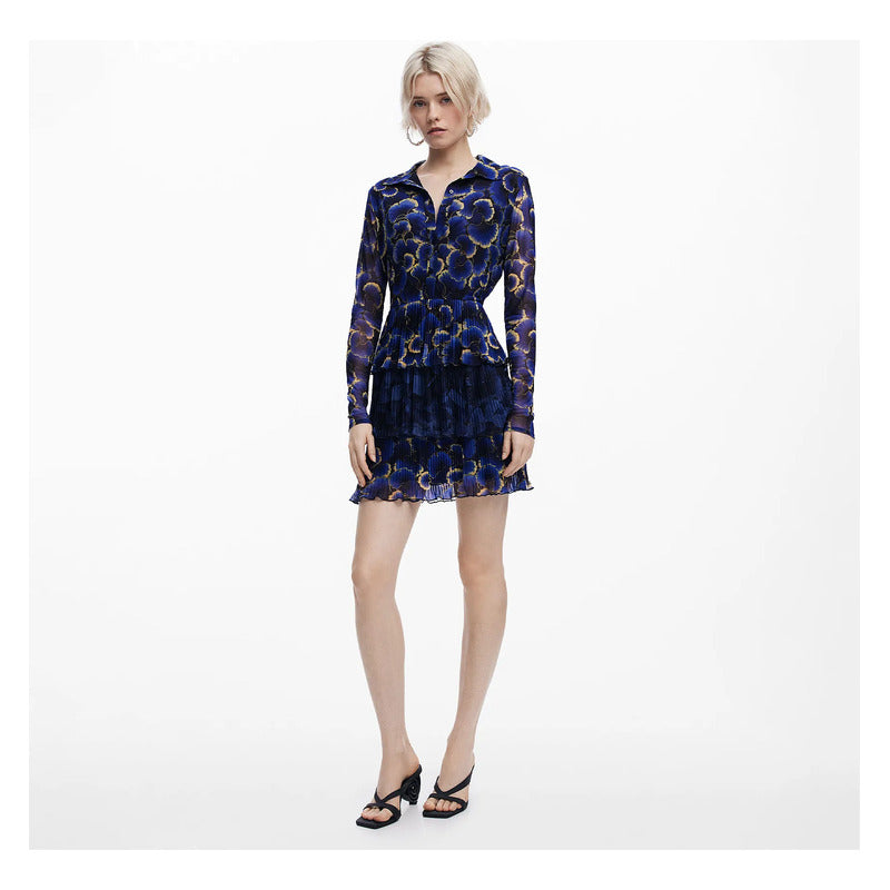Vestido Diseñado Por Christian Lacroix 25swvk29 Desigual® Multicolor Floreado Xs