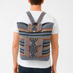 Mochila Artesanal Tejida Tipo Morral Con Bolsillo Frontal 10kg