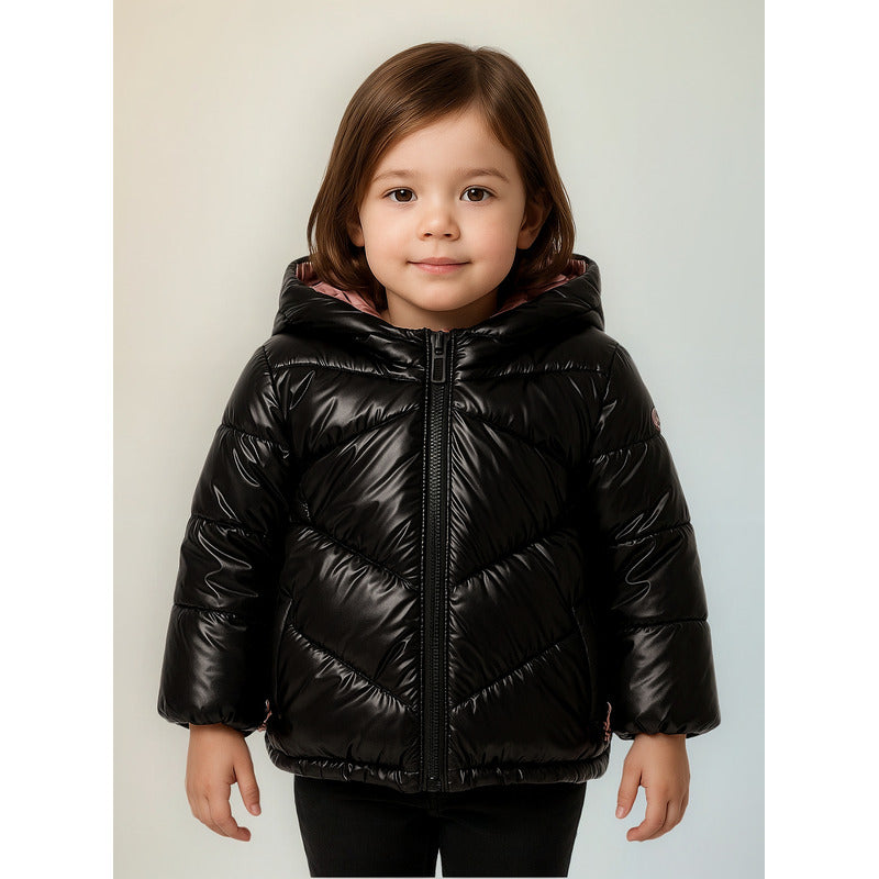 Chamarra Doble Vista Para Niña  Mod.4444 Marca Mayoral® Multicolor 6 Lisa