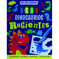 Libro Arte Con Aerógrafo: Dinosaurios Rugientes., De Varios. Editorial Silver Dolphin (en Español), Tapa Dura (2022)