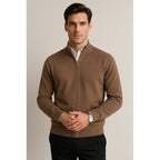 Suéter De Hombre De Punto Fino Con Cierre Mod.e55304 Bobois®