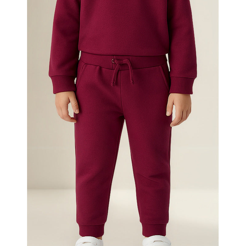 Pants Jogger Para Niña Mod.4507 Grosella Marca Mayoral® Grosella Liso 5 Años