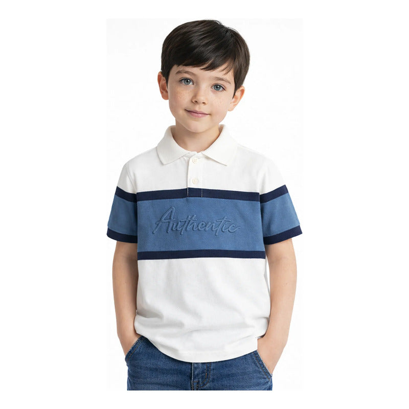 Playera Polo Casual Para Niño Mod.3103 Marca Mayoral® Multicolor Authentic 2 Años Lisa
