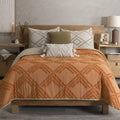 Cobertor Austral Matrimonialxl Maple Vianney Geométrico Naranja