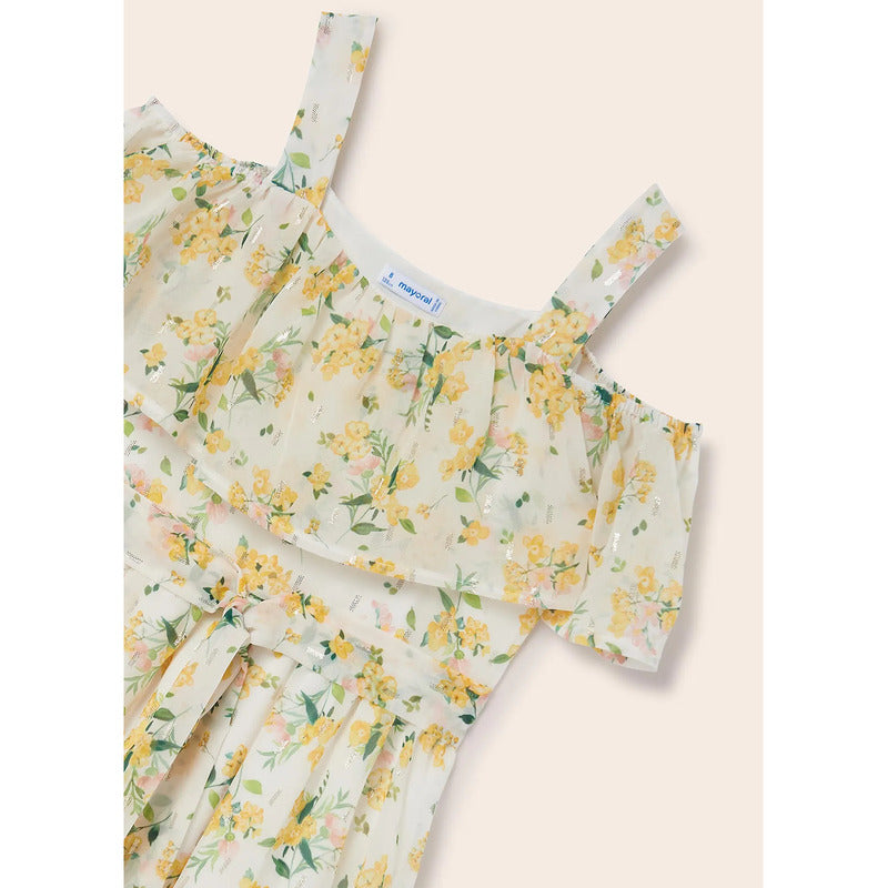 Vestido Floreado De Niña Mod.6913 Marca Mayoral®