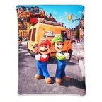 Cobertor Ligero Super Suave Matrimonial Diseños Providencia® Mario Bros Y Luigi 850 G Multicolor