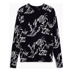 Suéter Ligero Para Mujer 25swjf04/2000 Marca Desigual® Negro Letras S