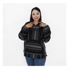 Suéter Poncho Canguro Artesanal Hoodie Acrilico Colores