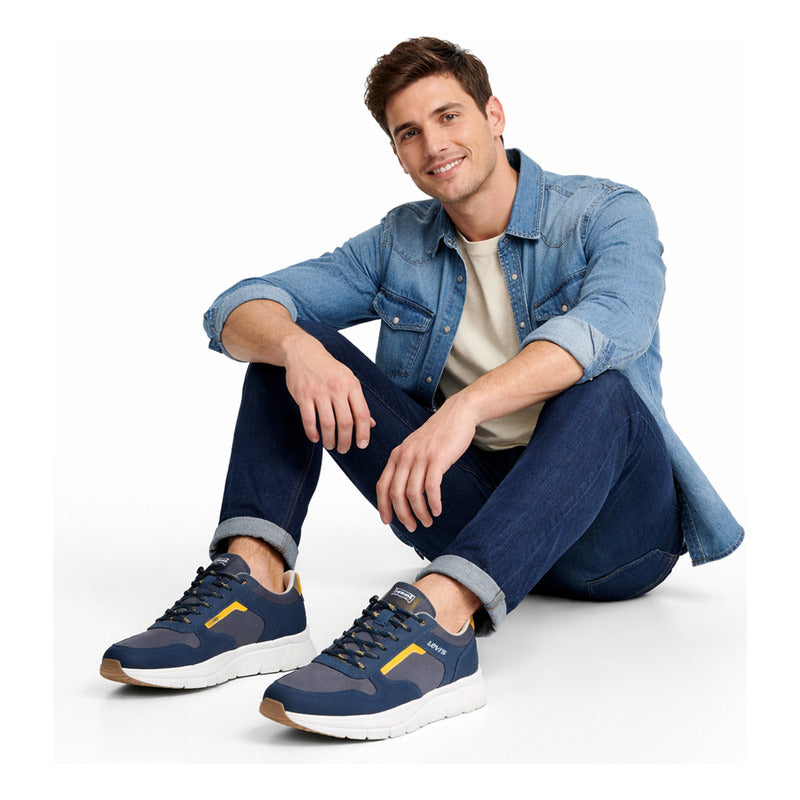 Tenis Casual Cómodo De Hombre Mod. L2126521 S Marca Levi's®