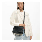 Bolso Mediano Para Mujer Mod. 26saxp61/2000 Desigual® Negro Lisa Níquel Multicolor